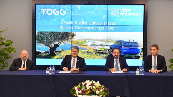 TOGG Gemlik Tesisi’nin inşaatı için Yapı Merkezi seçildi