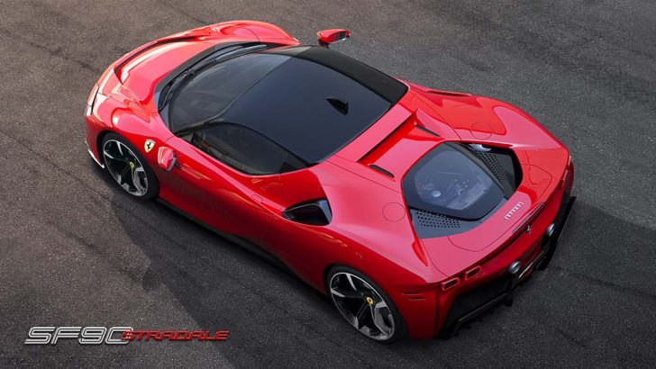 1000 beygirlik Hibrit Ferrari SF90 Stradale