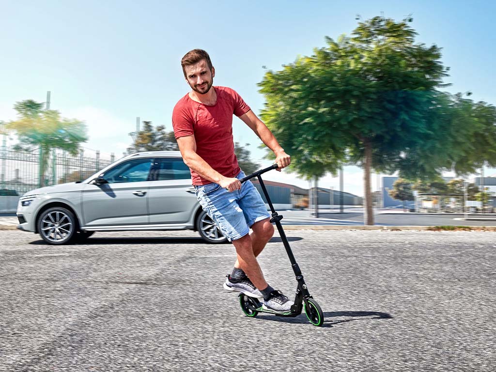 Škoda scooter ile şehir içi kolay ulaşım