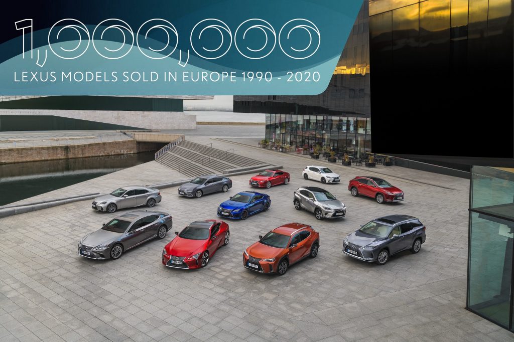 Lexus Avrupa’da 1 Milyon Satış Adedine Ulaştı
