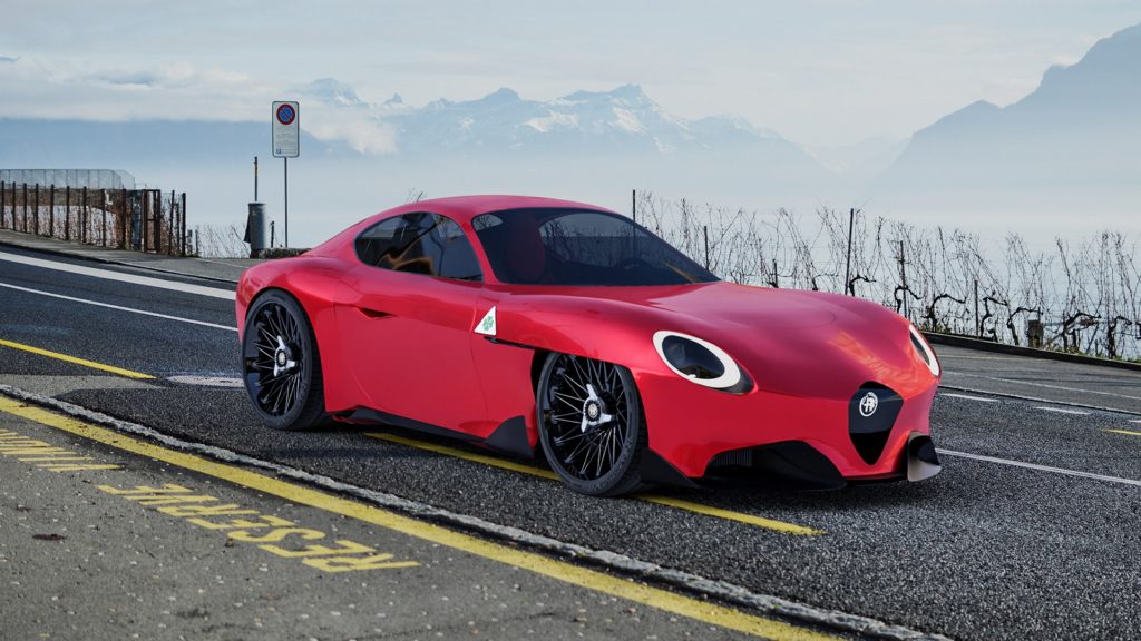 Alfa Romeo Disco Volante Hommage yeniden tasarladı