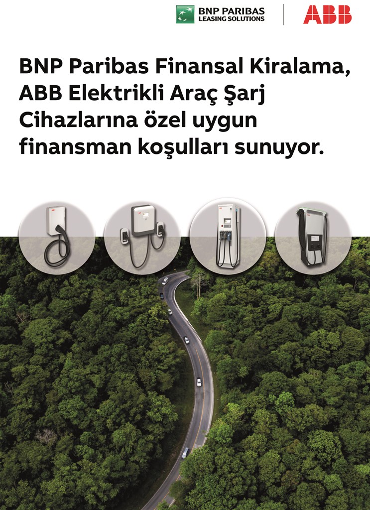ABB E-Mobilite, elektrikli araç şarj ünitesi müşterileri için finansal tasarruf sağlayan leasing fırsatı sunuyor